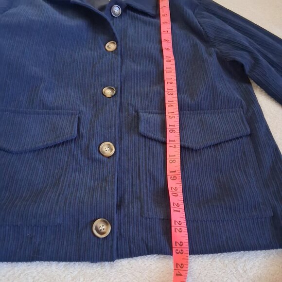 Thread & Supply Women's Size Small Navy Blue Hughes Lightweight Jacket - Picture 14 of 15